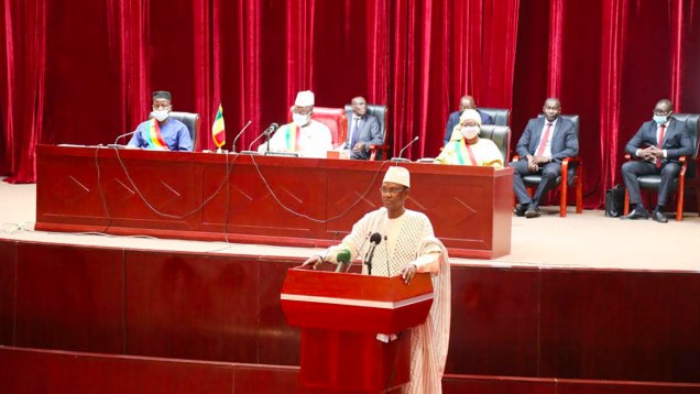 Choguel-Kokalla-Maïga-devant-le-Conseil-National-Transition-CNT-Mali
