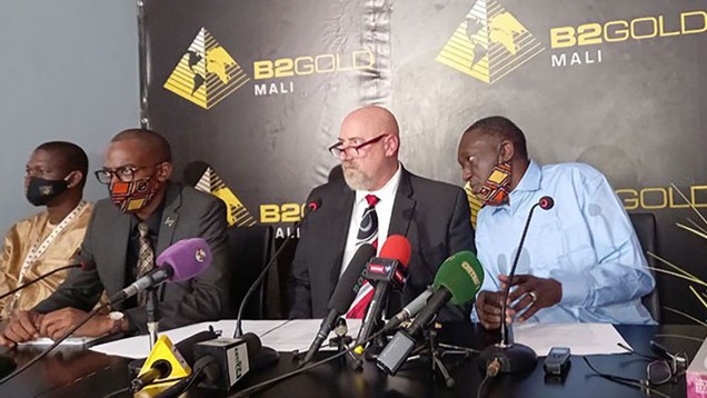 Vice-président international de B2Gold à Vancouver (Canada), Bill Lytle a animé la conférence de presse annuelle de sa société au Mali