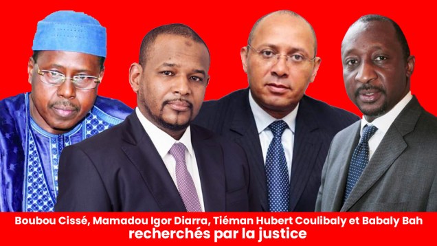 Boubou-Cissé,-Mamadou-Igor-Diarra,-Tiéman-Hubert-Coulibaly-et-Babaly-Bah-sont-recherchés-par-la-justice-(J.A)