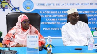 Mme Diéminatou Sangaré a procédé la mise en service de la ligne verte de la CMSS le 12 août 2022