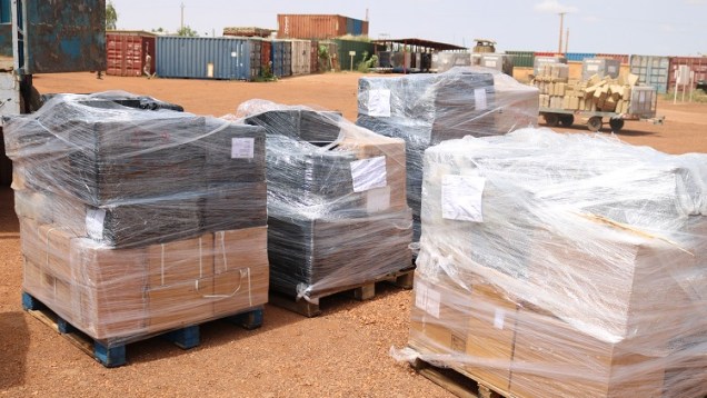 MINUSMA transporte un deuxième lot de produits pharmaceutiques 00