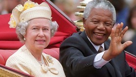 Nelson Mandela et la Reine Elizabeth II