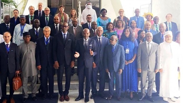 Photo de famille des participants à la 3eme réunion du GST-Mali le 6 septembre 2022 à Lomé, au Togo