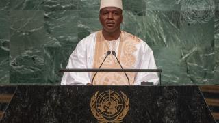 Premier ministre par intérim de la République du Mali, le Colonel Abdoulaye Maiga, lors du débat général de la 77e session de l&rsquo;Assemblée générale de l&rsquo;ONU New York, 20 – 26 septembre 2022