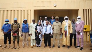 Une équipe de la MINUSMA évalue les menaces contre les déplacés internes à Ansongo pour mieux les protéger