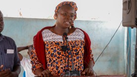 Mariam NIANGALY, la gestionnaire du site des déplacés internes du Garbal de Faladiè