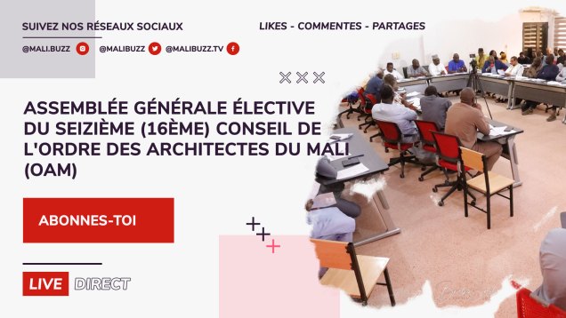 Assemblée-générale-élective-du-seizième-(16ème)-Conseil-de-l&rsquo;Ordre-des-Architectes du Mali (OAM)