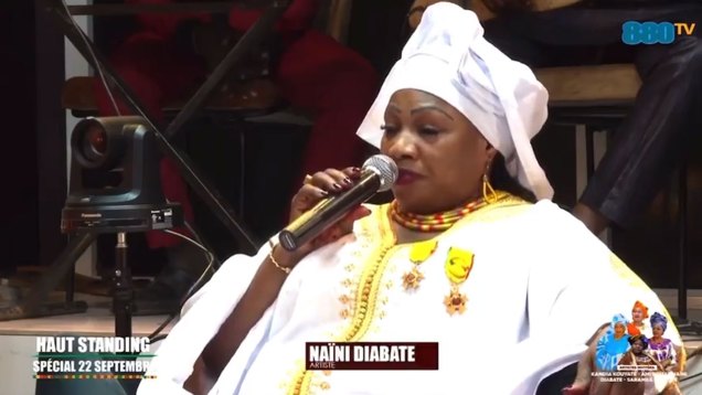 Naïny-Diabaté-dit-ses-quatre-Vérités-sur-le-plateau-HAUT-STANDING,-à-Safi-Diabaté,-Mariam-Ba-Lagaré-et-Binguini-Baghaka-qui-ternissent-l&rsquo;image-des-griots-du-Mali