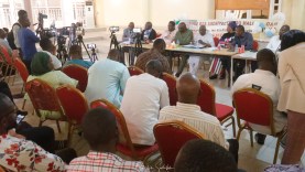 Conférence de presse de l&rsquo;OAM: osons passer de la production de diplômes et de sans-emploi, à la production de savoir-faire architectural ! Crédit photo © Boub’s SiDiBÉ | digital Studio