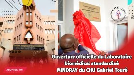 Ouverture-officielle-du-Laboratoire-biomédical-standardisé-MINDRAY-du-Centre-Hospitalier-Universitaire-(CHU)-Gabriel-Touré-Youtube-Thumbnail-10