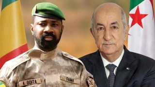 Le président de Transition du Mali, Colonel Assimi Goïta, et le chef de l’Etat algérien, Abdelmadjid Tebboune