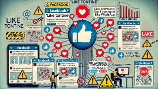 les dangers de la Tontine Like sur Facebook Bouton Like de Facebook avec plusieurs utilisateurs artificiels