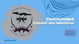 Communiqué du Conseil des ministres du Mali – MaliBuzz TV