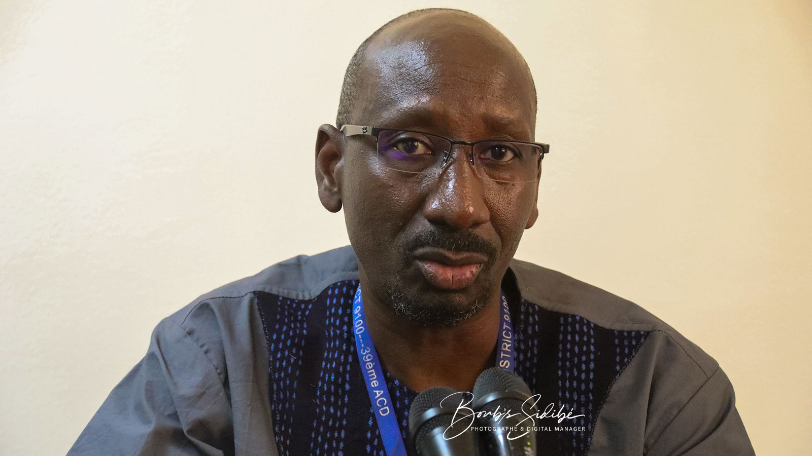 Portrait du professeur Abdoulaye Djimdé lors d’une rencontre scientifique à l’USTTB à Bamako