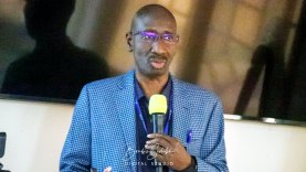 Professeur Abdoulaye Djimdé lors d’une rencontre scientifique à l’USTTB à Bamako